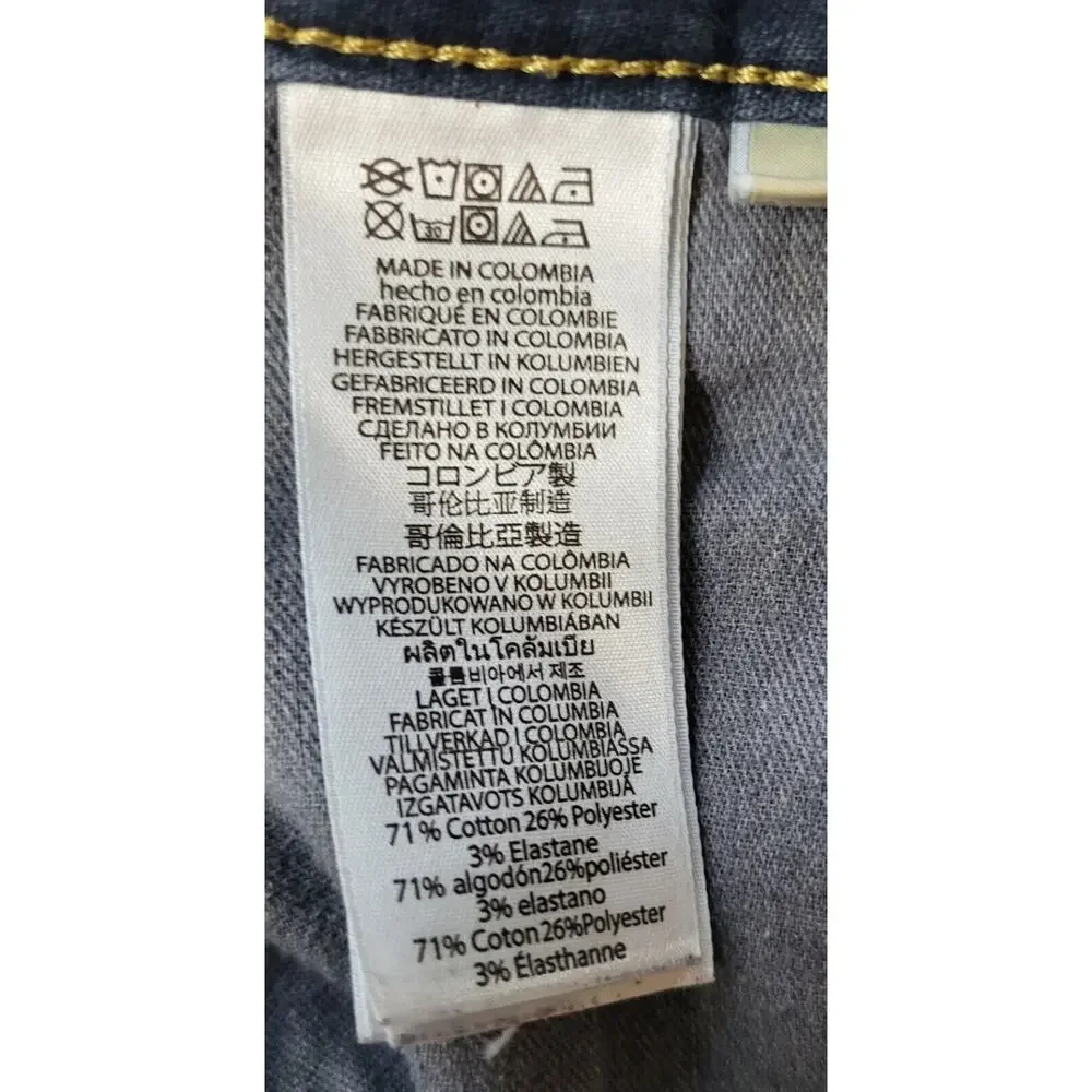Michael Kors Women’s Size 14 Izzy Skinny Jeans Blue Denim Stretch Mid Rise Class
